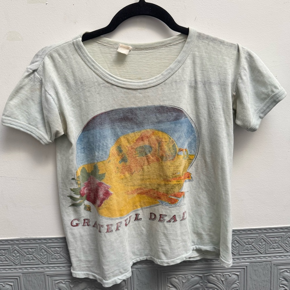 Vintage Grateful Dead Cropped T-Shirt – Late 1970s / Early 1980s